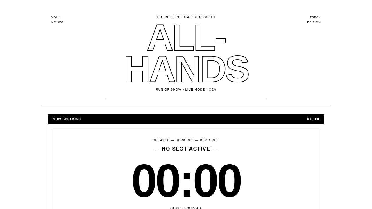 all-hands-cue